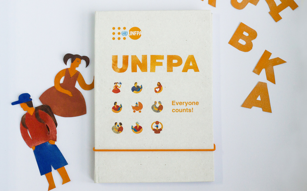 Everyone counts: brand graphics for the united nations fund for population UNFPA in Belarus