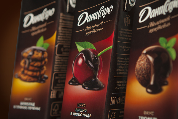 The taste is on stage:  renewed  image of Danissimo milkshakes