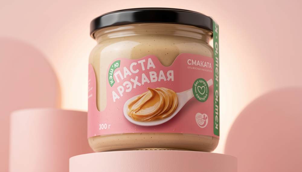 Smakata Cashew Nut Butter Packaging