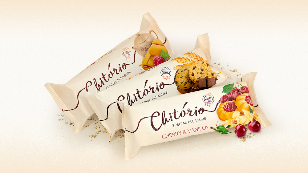 Chitorio: комплексная разработка бренда печенья
