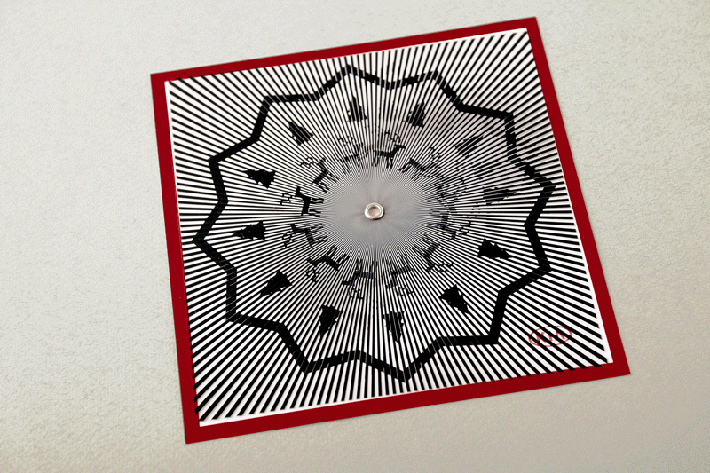 Christmas card with running deers for KIA MOTORS' clients